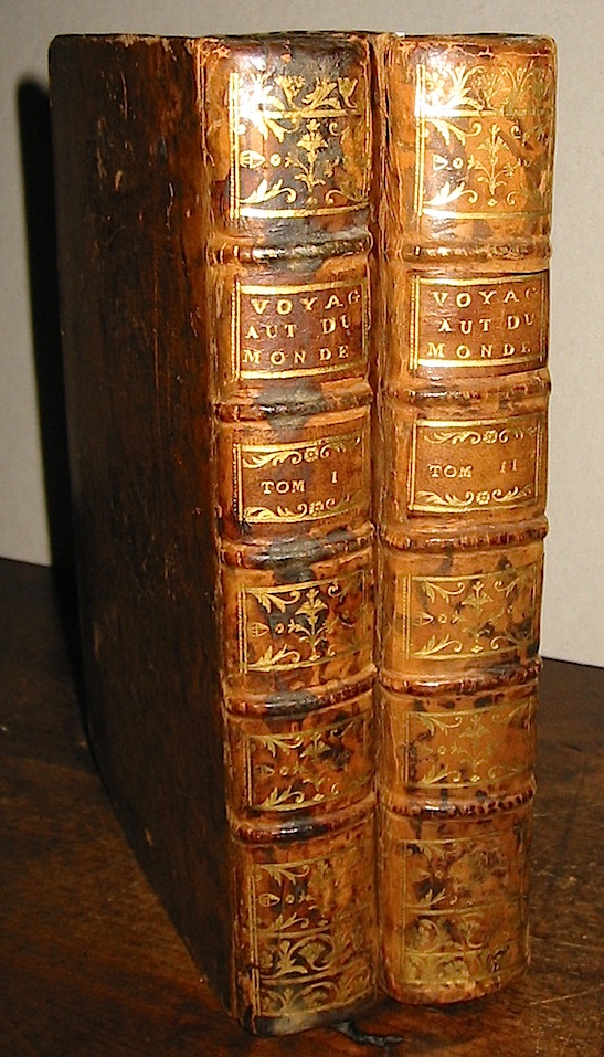 Louis-Antoine Comte de Bougainville Voyage autour du monde, par la frégate du Roi La Boudeuse et la flà»te L'Etoile; En 1766, 1767, 1768 & 1769. Seconde édition augmentée. Tome premier (e Tome second) 1772 Paris Chez Saillant & Nyon